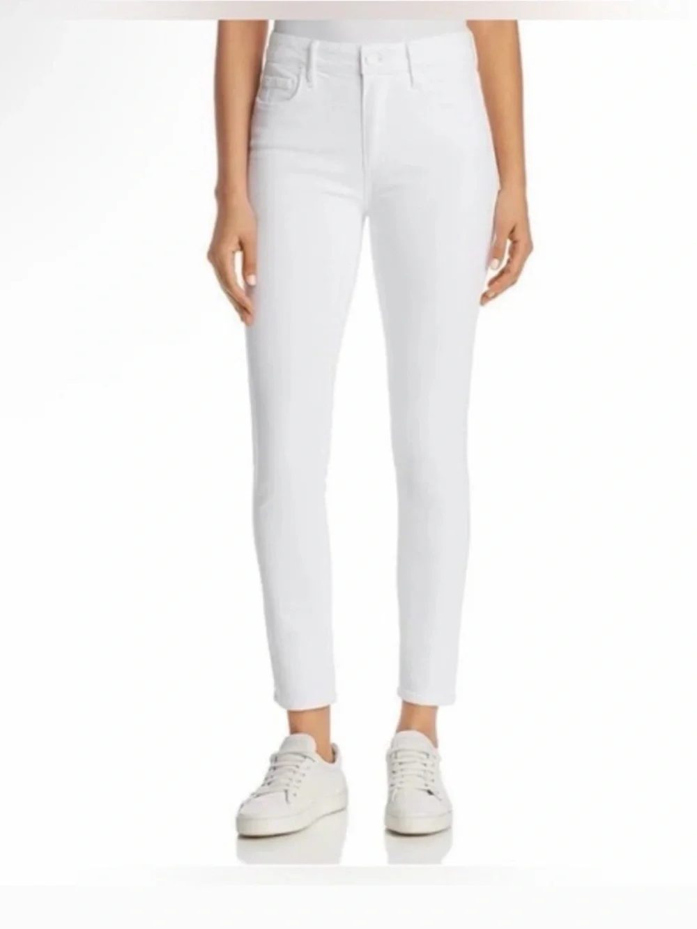 Paige Petite Hoxton Crop Slim Straight Jeans Sz 29 29P
